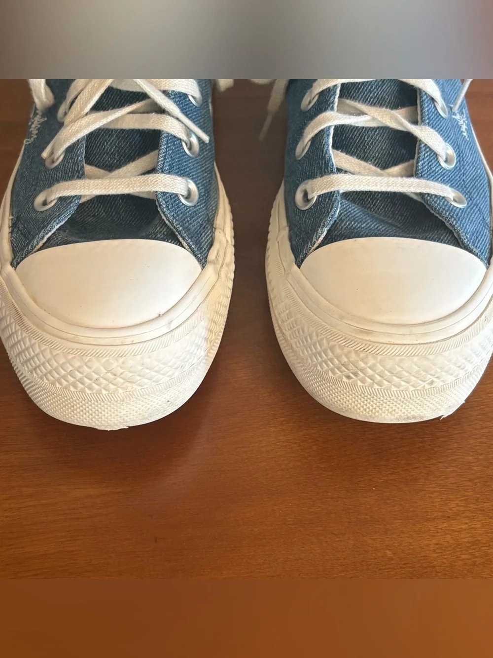 CONVERSE‎ Women's Chuck Taylor All Star Lift Denim Stars Ortholite Insole 6.5